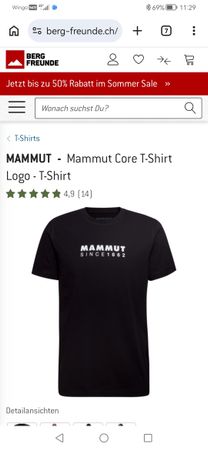 MAMMUT Core T-Shirt Logo mint NEU