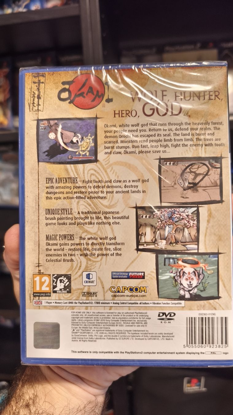 Capcom Giochi: PS2 - Okami - SEALED UK – Nuovo e nell'imballaggio originale da Wangen b. Olten venduto da CrossasPlays 1