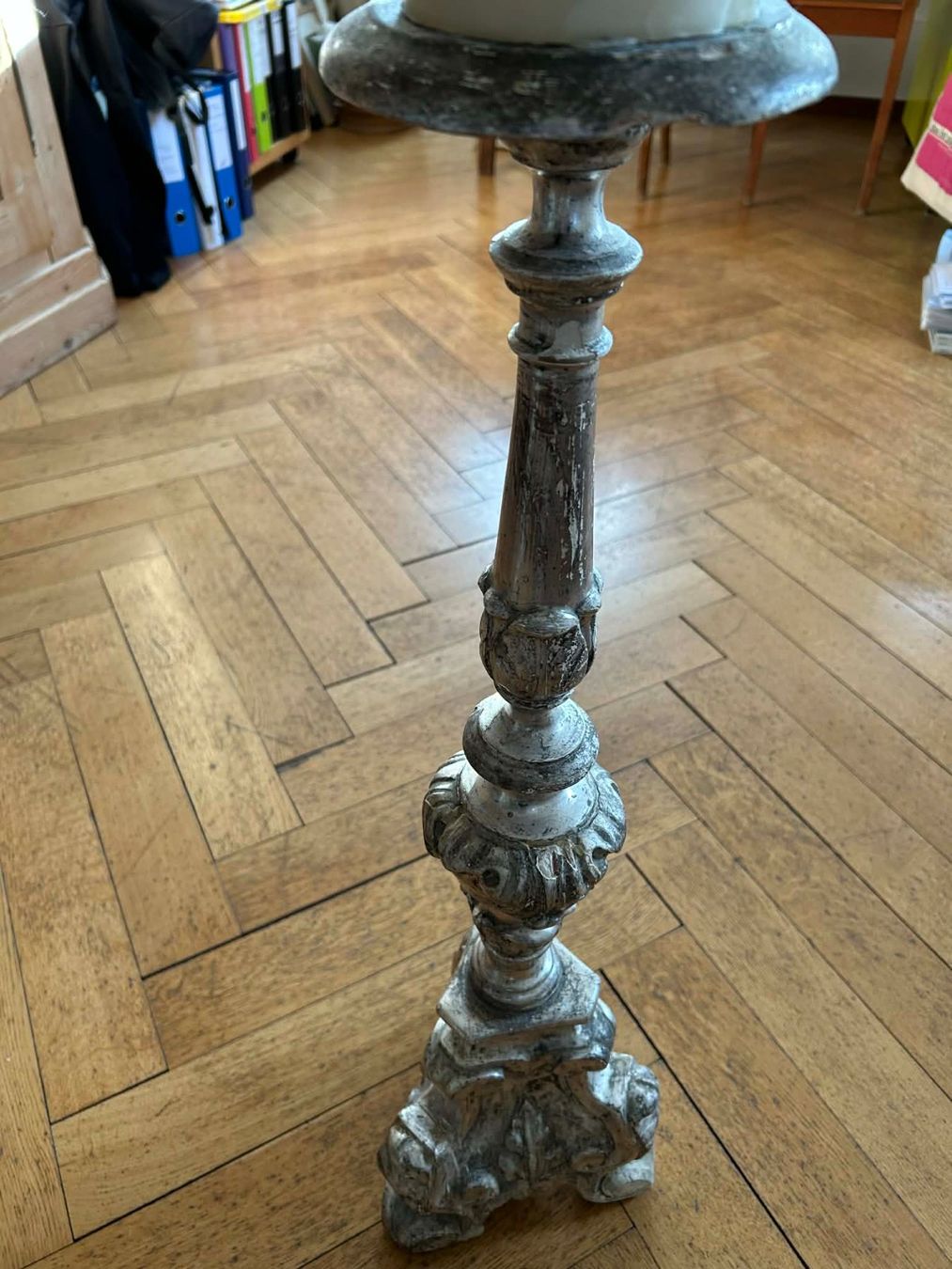 Portacandele: Kerzenständer, im Stil des Barocks/Rokoko 18. oder 19. Jh – Usato da Bern venduto da Flo_Brunner 1
