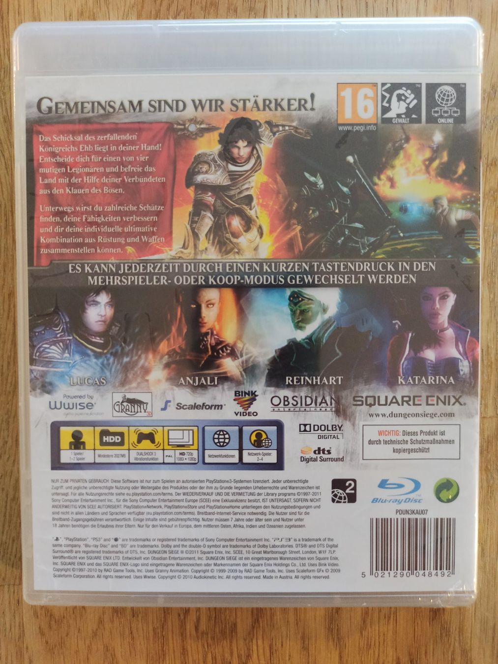 Giochi: Dungeon Siege III PS3 Neu & Sealed – Nuovo e nell'imballaggio originale da Oberweningen venduto da mar_87mx 1