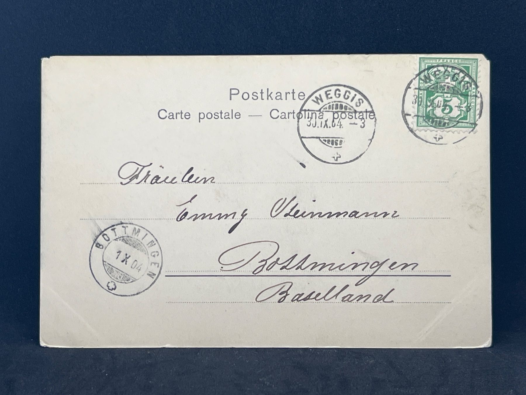 Cartoline postali: Lützelau bei Weggis – Usato da Widnau venduto da Brusi9 1