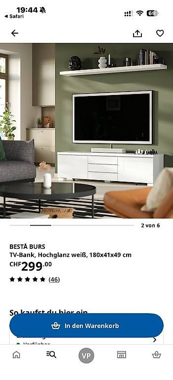TV Möbel: Ikea Besta TV Schrank – Gebraucht aus Bülach von Peron83 1