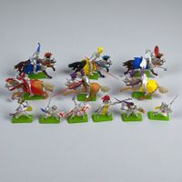 12 figurines de collection Britains Deetail chevaliers