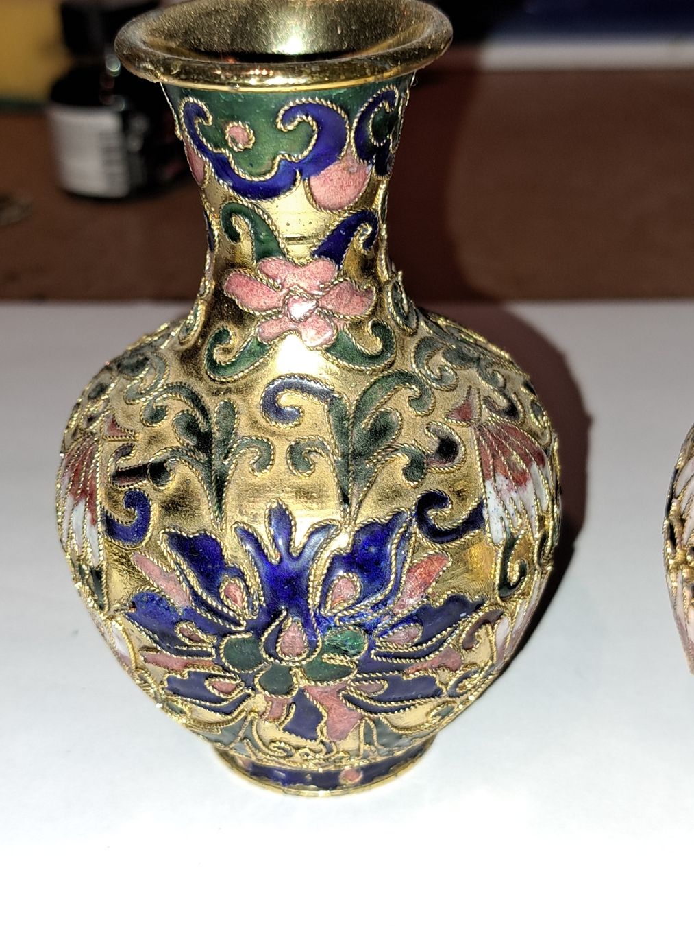 Vasi & Recipienti: Vasen Set, Cloisonné, Vintage emailliert – Usato da Kölliken venduto da Upcycling-by-Mc-TAM 3