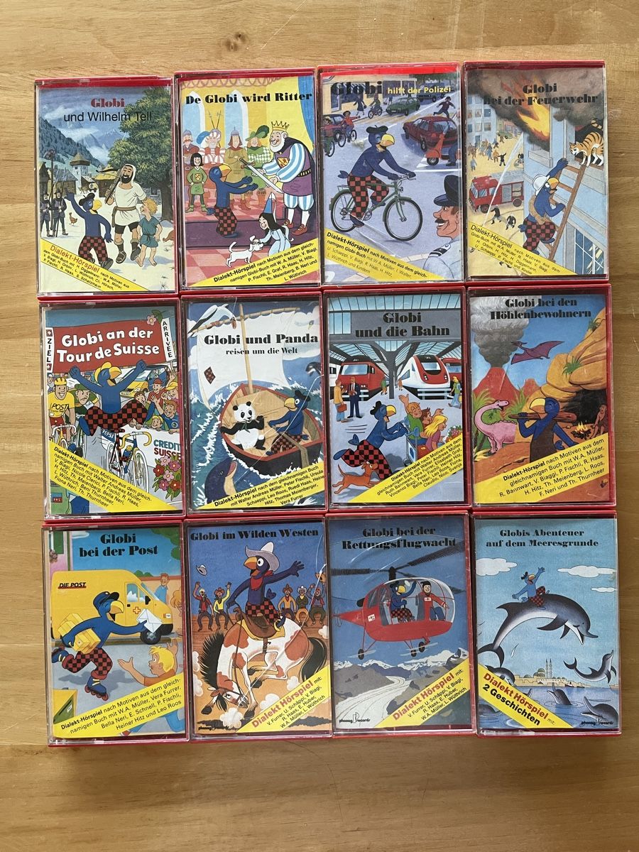 Musicassette: 12 Globi Kassetten gebraucht – Usato da Rheinfelden venduto da est_vy9j