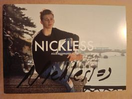 Nickles - handsignierte Autogrammkarte