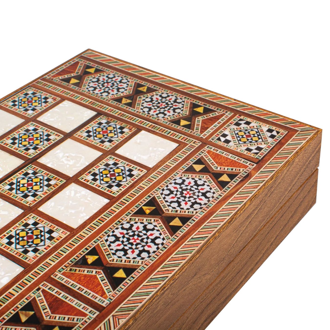 Giochi: backgammon en bois de réplique de wengé / Medium (38 x 20cm) – Nuovo e nell'imballaggio originale da Meyrin venduto da ChiaraMania 2