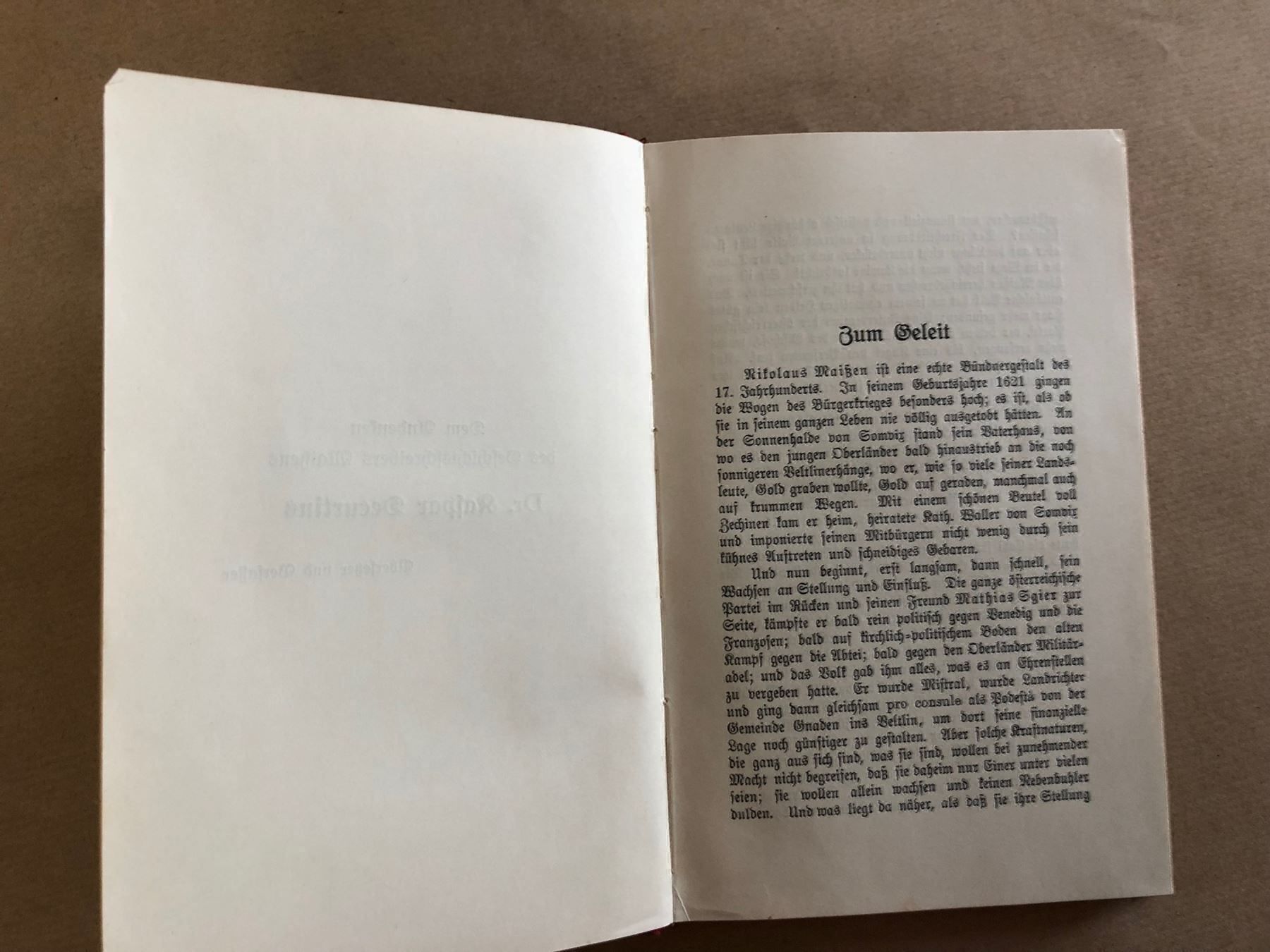 Libri: P. Maurus Carnot: Der Landrichter. – Usato da Zürich venduto da allp 2