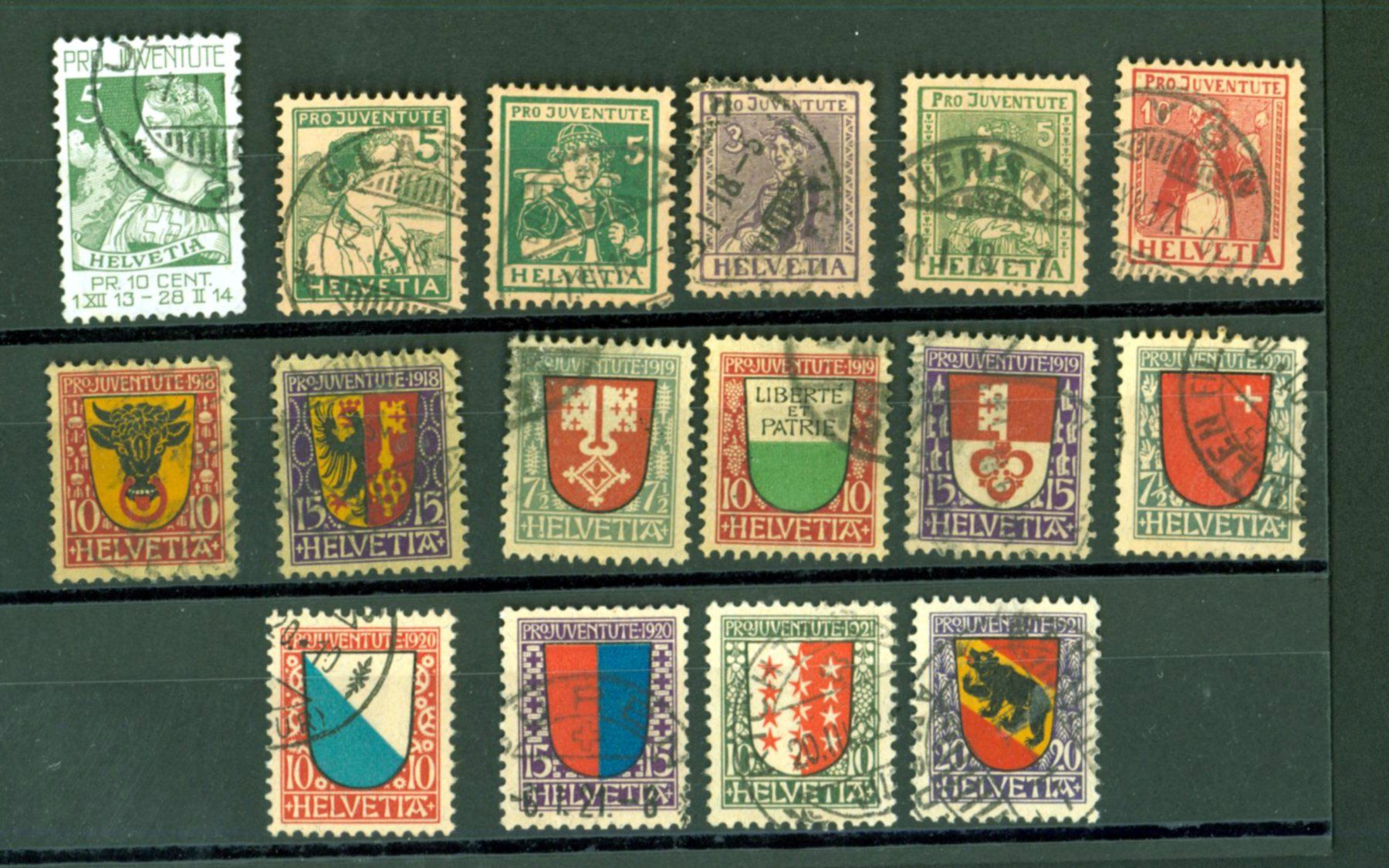 Alle Briefmarken: Pro Juventute Anfangswerte (Y961) – Gebraucht aus Seuzach von Harri19