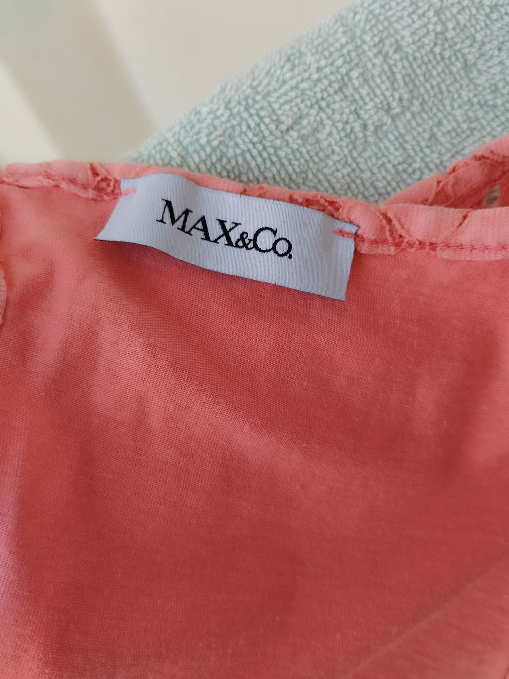 Tops: MAX&Co. Spitzentop Gr. S, lachsfarben, neuwertig – Gebraucht aus Paradiso von byrek 5