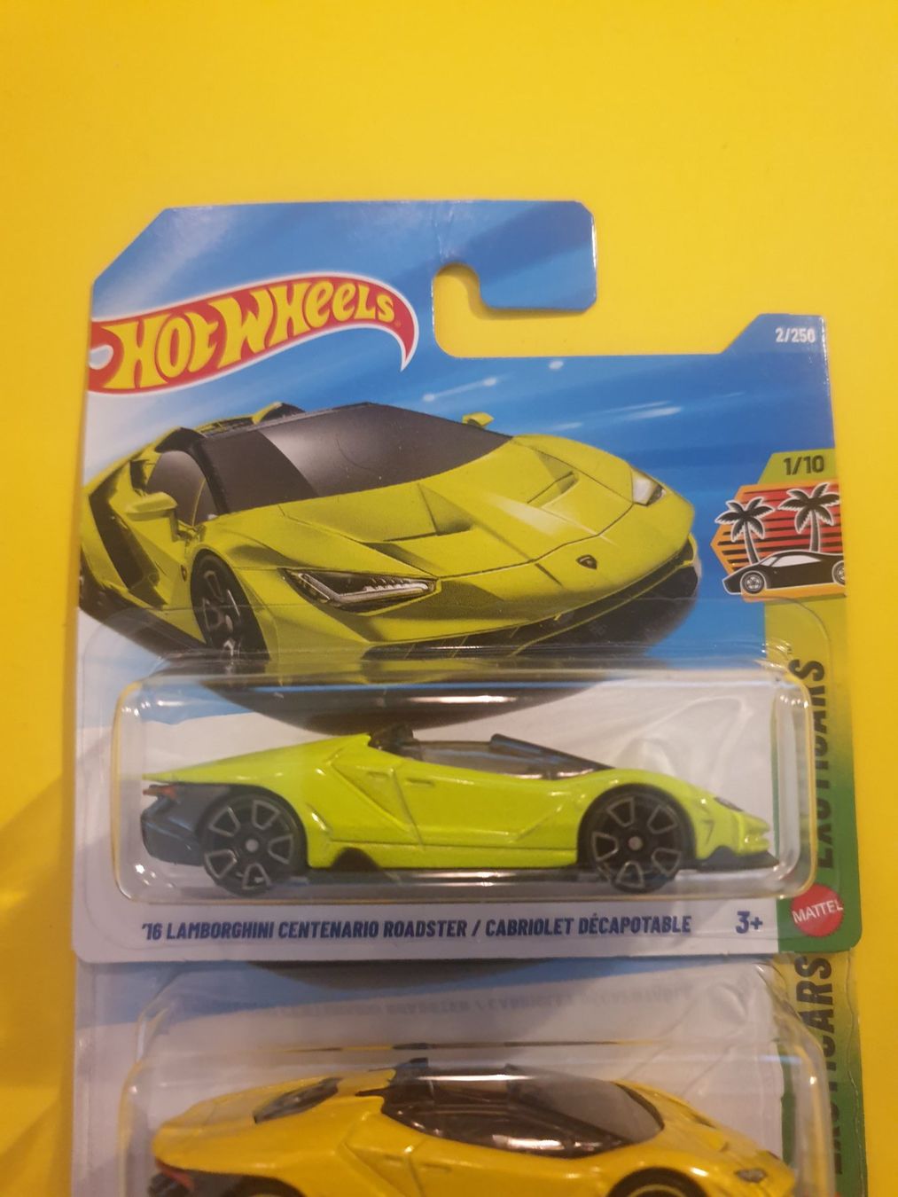 Hot Wheels Modellini d'auto: 2x Hot Wheels '16 LAMBORGHINI CENTENARIO ROADSTER – Nuovo e nell'imballaggio originale da Oftringen venduto da Rotor 3