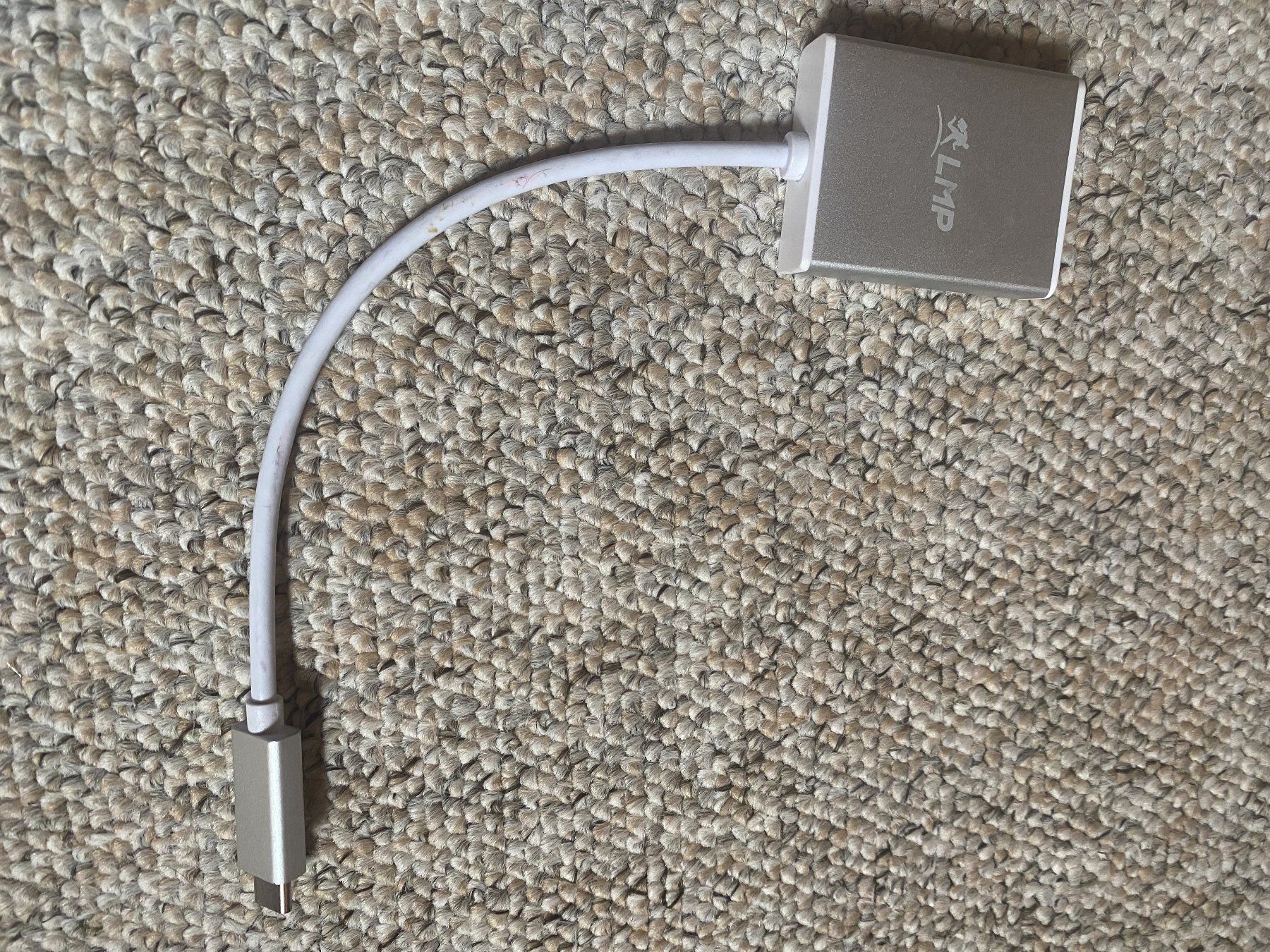 Unità & Adattatore: LMP USB-C auf DisplayPort Adapter 15cm weiss – Usato da Zollikofen venduto da philip46