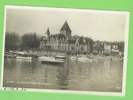 Ouchy,  Le Port et l'Hôtel du Château