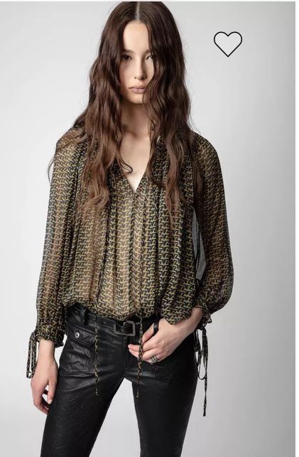 Zadig & Voltaire Camicette: Zadig&Voltaire Bluse , Grösse M, Herbstliches Muster – Nuovo (secondo la descrizione) da Muralto venduto da jac_hkz5