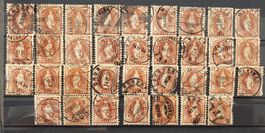 Stehende Helvetia 68C 34Stk Kat. 2720.-