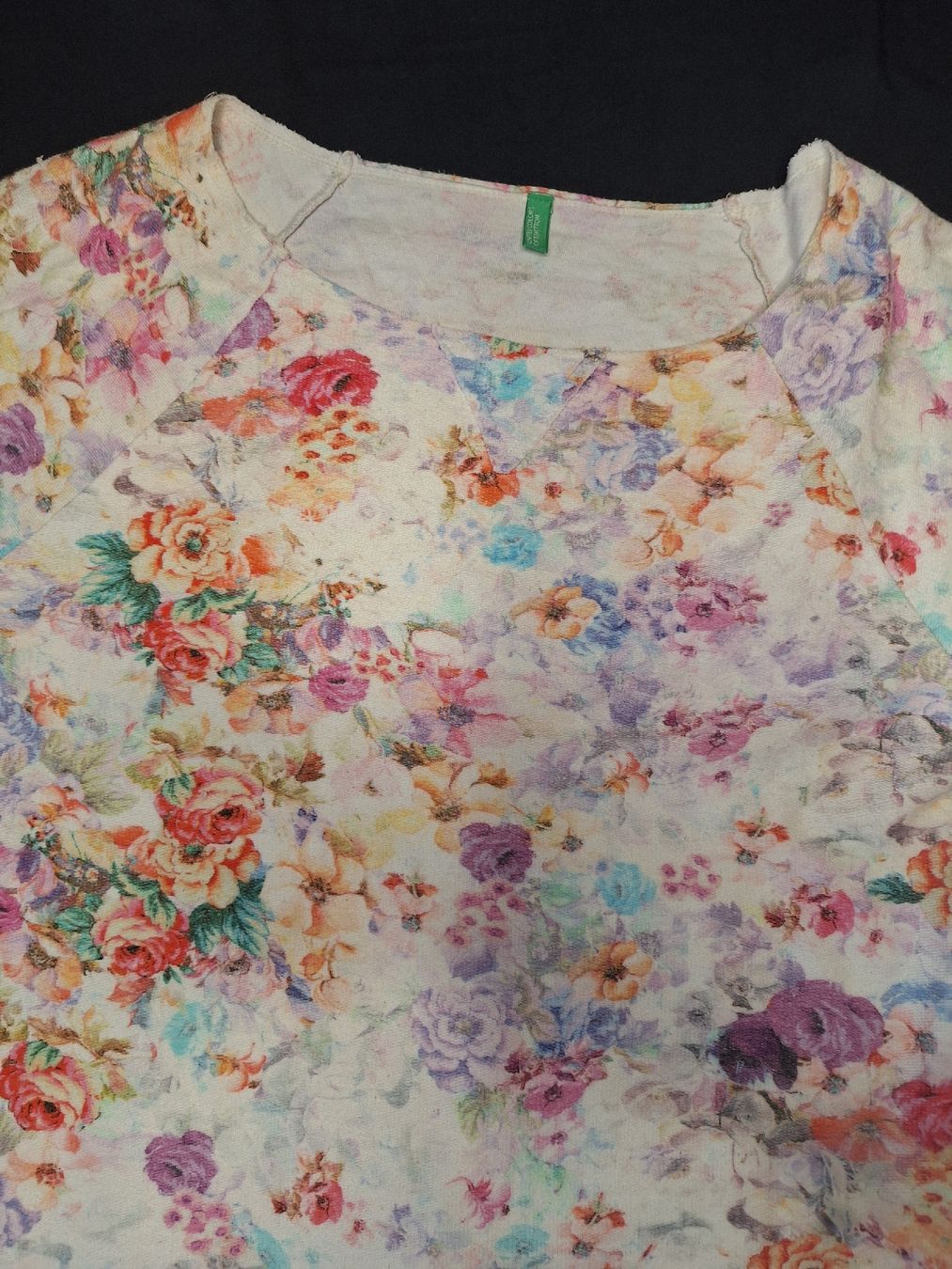 Benetton T-Shirts: Blumen Shirt Gr.S Benetton – Neu (gemäss Beschreibung) aus Adlikon b.Regensdf von che_xxb9 2