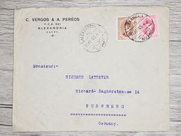 CL22 Enveloppe + Timbre Egypte 19xx