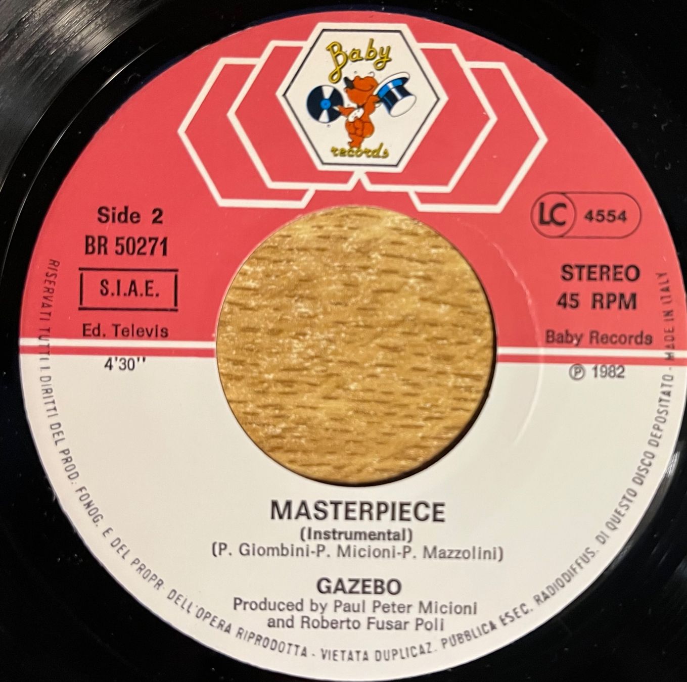 Vinyles: GAZEBO - MASTER PIECE – D'occasion à Bussigny par vinyl-pas-cher 3