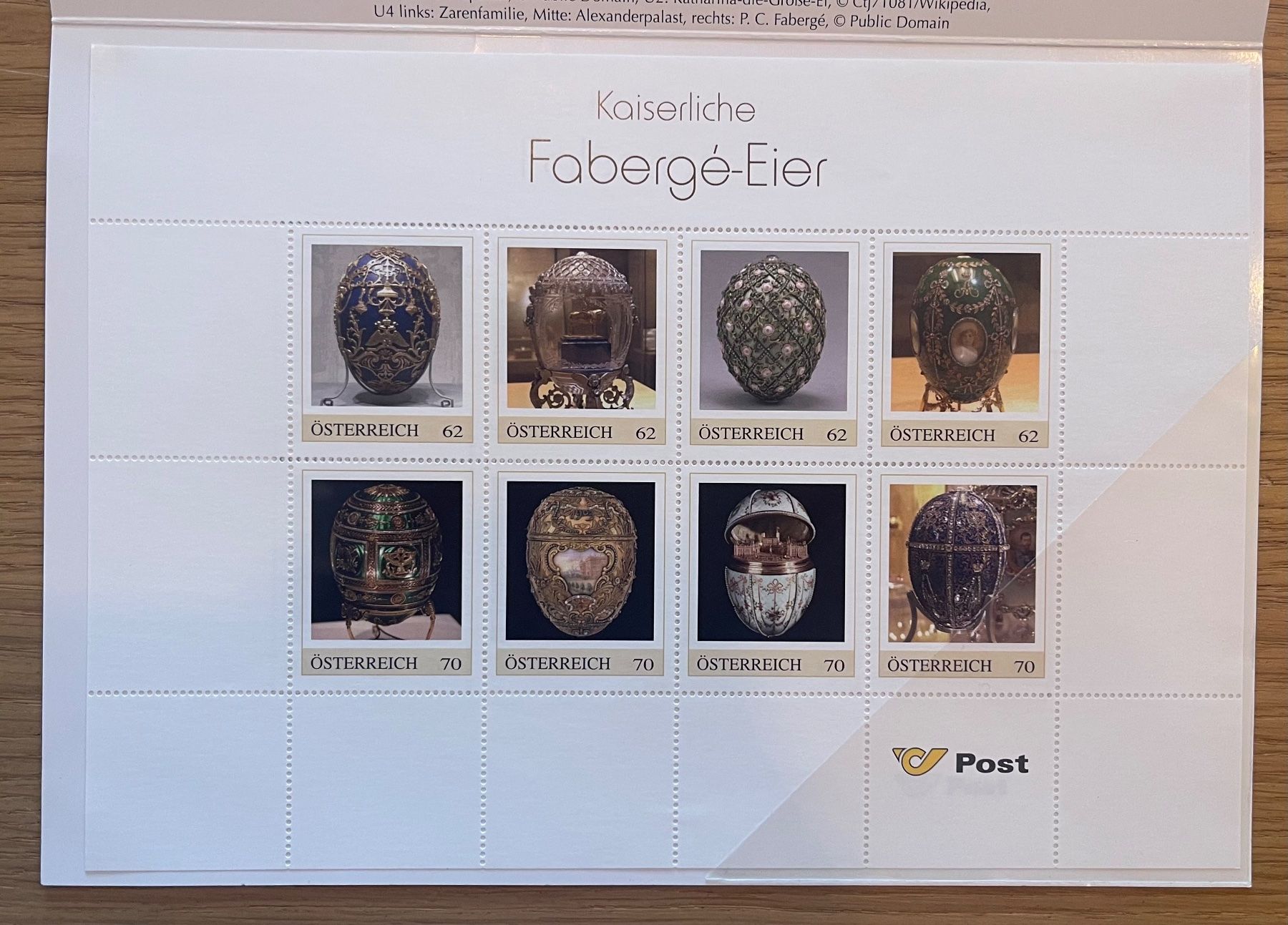 Tous les timbres: Kaiserliche Fabergé-Eier Briefmarken – Neuf (Voir description) à Arni AG par sch_7rz9 2