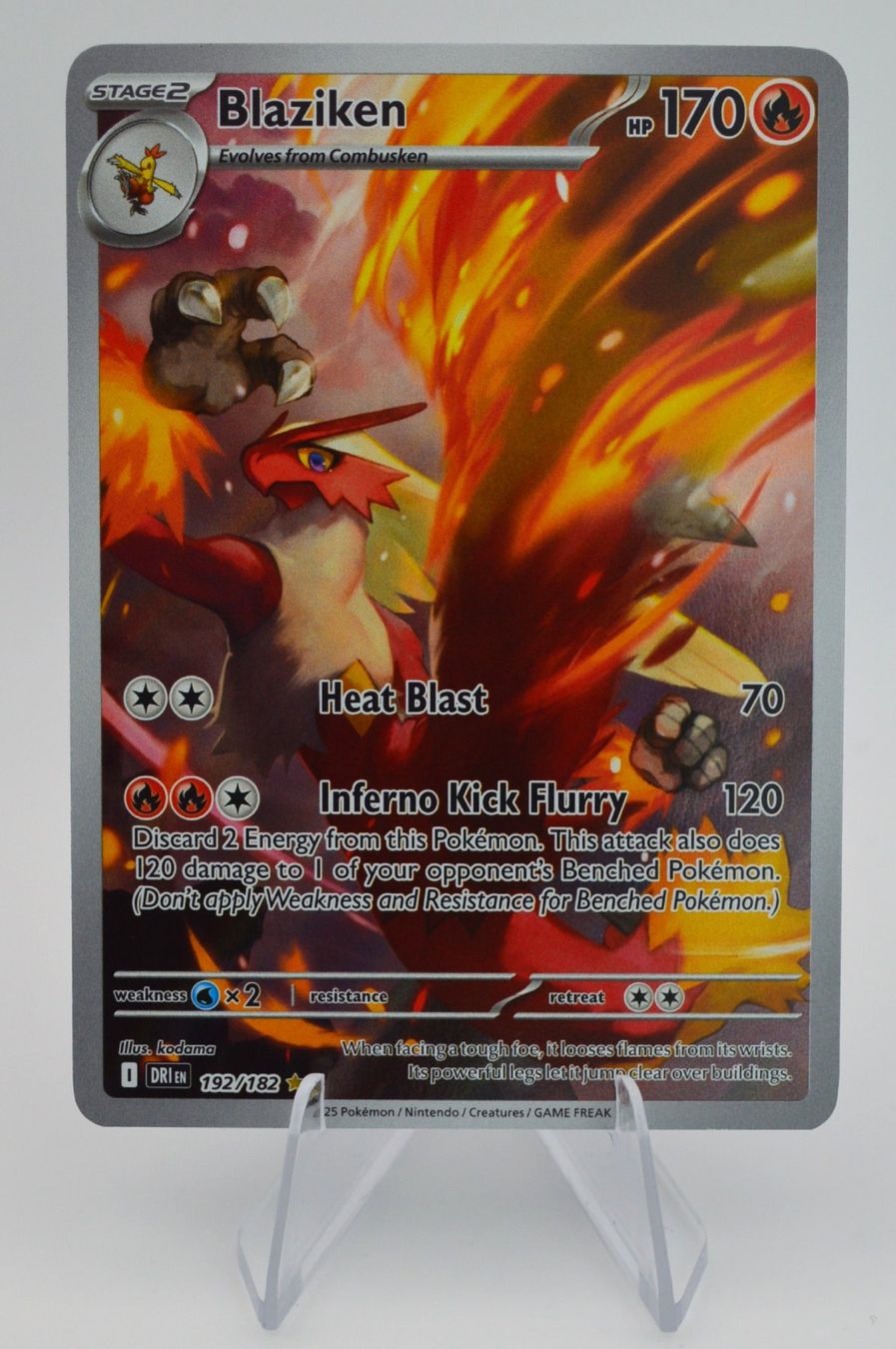 Pokémon Sammelbilder & Trading cards: Blaziken - DRI 192/182 - EN - Pokémon – Gebraucht aus Winterthur von blue_funk