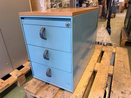 Lista 3er Bürokorpus aus Metall 40x80xH:58cm