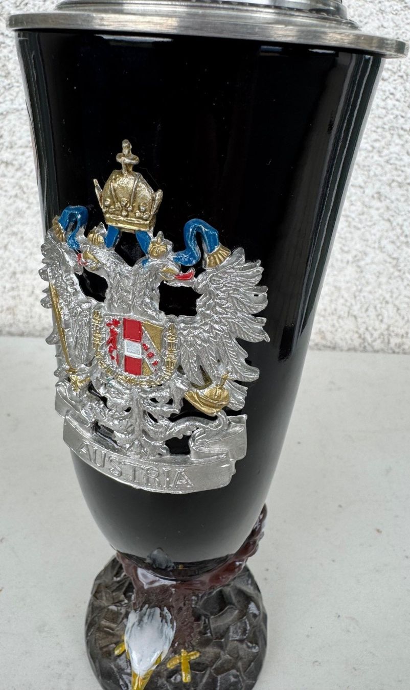 Trinkflaschen & Thermosflaschen: Austria Beer Stein Eagle Drinking Horn 0.75, Limited Edition – Neu (gemäss Beschreibung) aus Kiesen von Bestseller 6