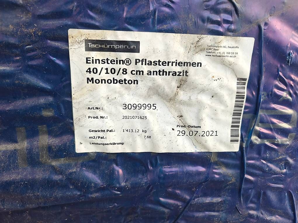 Bodenbeläge: Einstein Pflasterriemen Anthrazit – Gebraucht aus Herrenschwanden von simaprmo 2