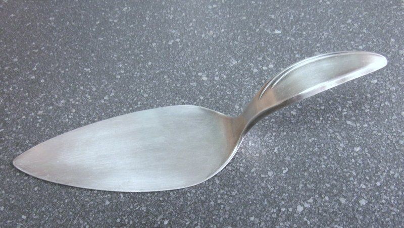 Löffel: Alter Tortenheber mit Punze Auerhahn – Gebraucht aus Bischofszell von raika 4