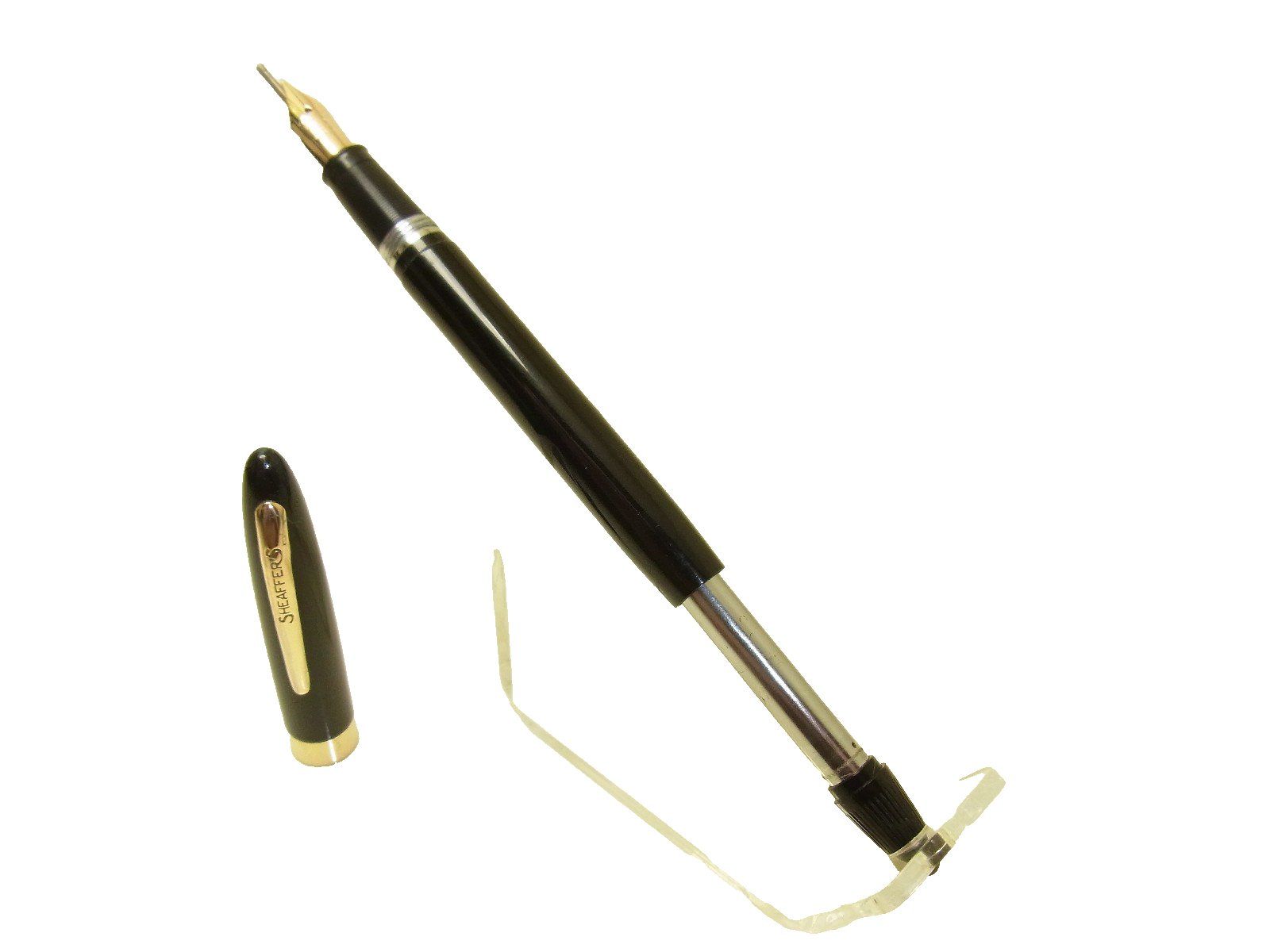 Stifte & Marker: 1952-58 SHEAFFER ADMIRAL Schnorchel Füllhalter 14K M – Gebraucht aus Springe von WaSuPen 6