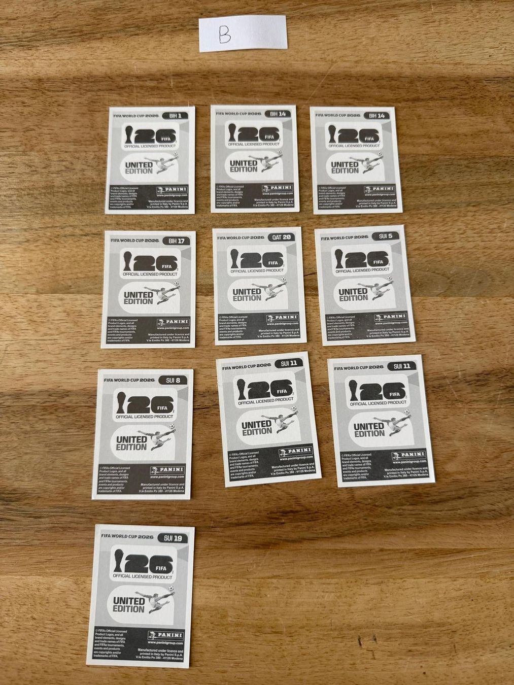 Panini Carte collezionabili: Panini 2026 Gruppen A-E – Nuovo (secondo la descrizione) da Känerkinden venduto da Mailtotini 3