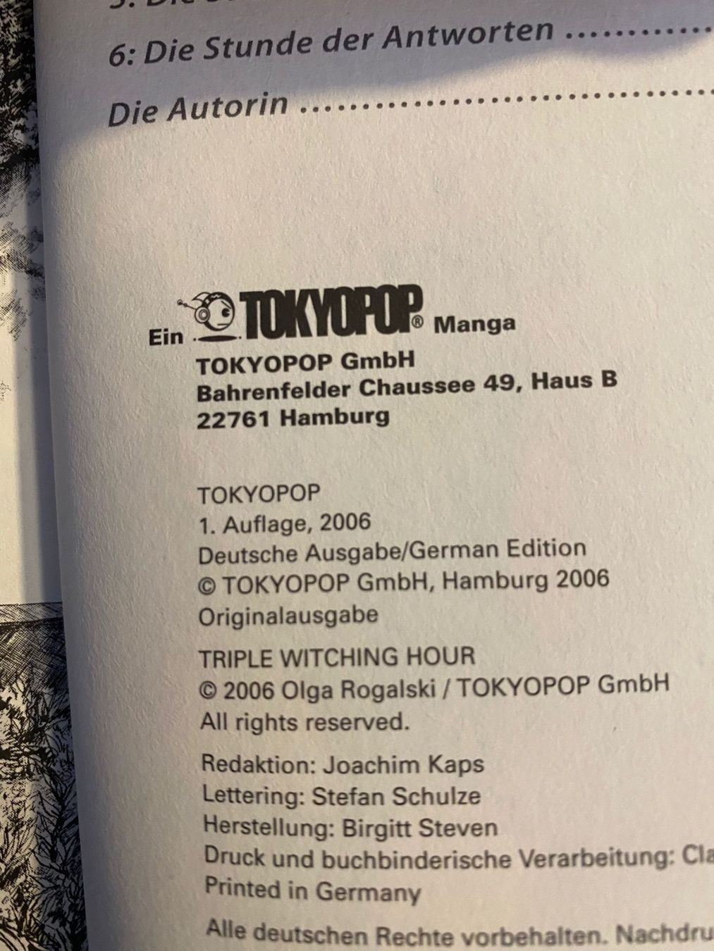 Fumetti: Triple Witching Hour Manga – Usato da Ringgenberg BE venduto da Republic_Of_Gamers 2