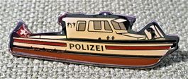 P118 - Pin Rhein Polizei Boot Basel Stadt