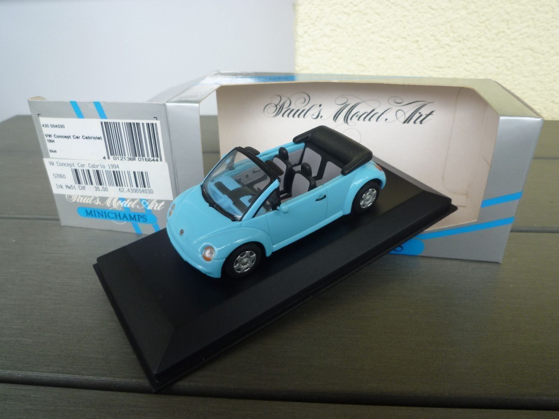 Minichamps Modellini d'auto: VW Concept Car Cabriolet (1994) – Nuovo e nell'imballaggio originale da Flawil venduto da Imperiosud