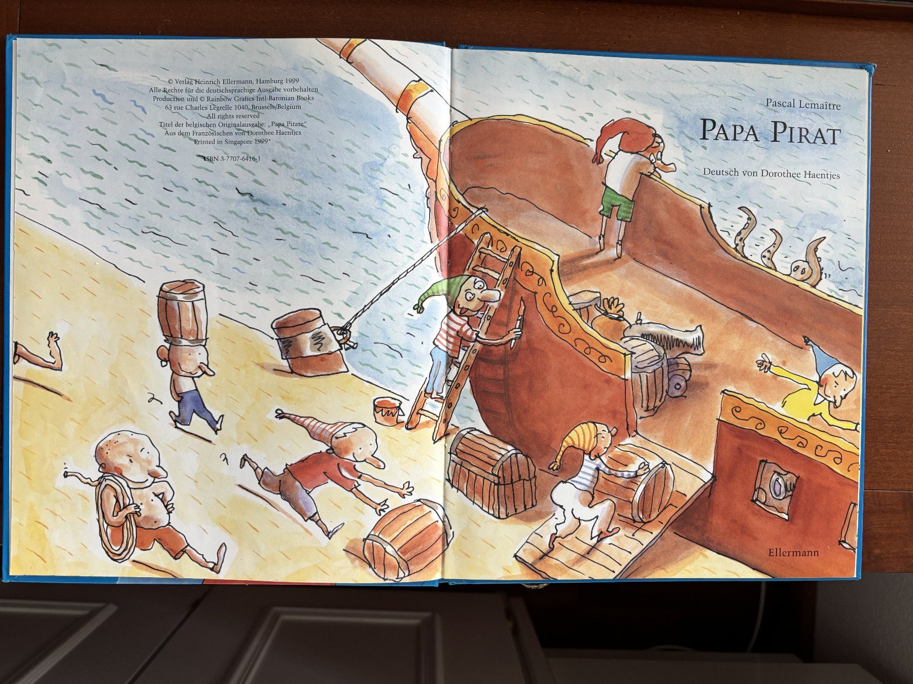 Bücher: Papa Pirat - Pascal Lemaítre (1999) – Gebraucht aus THERWIL von Fcbbasel 1