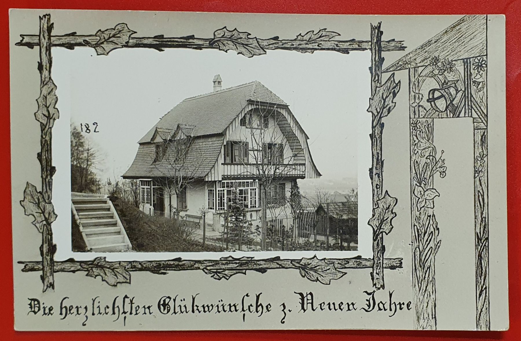 Cartoline postali: Bern - Liebefeld 1924 - Neujahrskarte – Usato da Kreuzlingen venduto da Rschweiz1