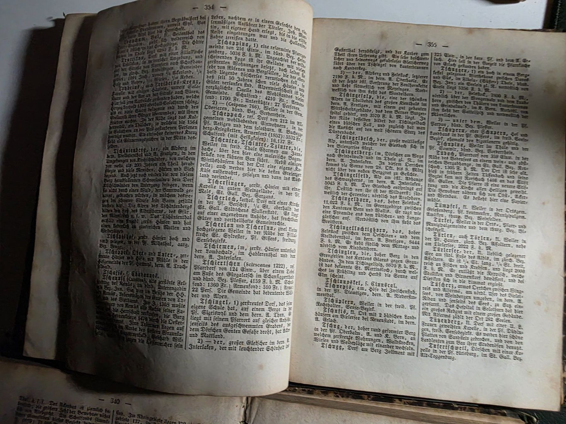 Bücher: Hand Lexikon Schweizerische Eidgenossenschaft 1856 – Gebraucht aus Walterswil BE von Lonitti 3