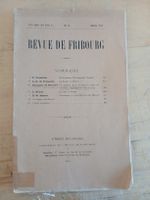 Revue de Fribourg 1911, rare! Collection automne📚🍁