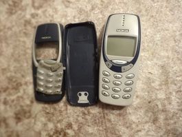 NOKIA 3330 ANTIK HANDY-3310 COVER.OHNE CHARGER.NOTEST.NOWORK