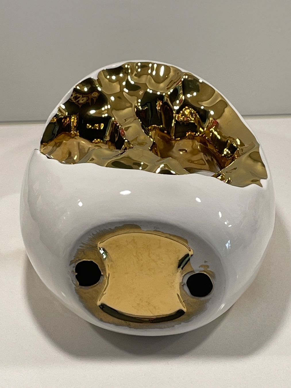 Sculture & Statue: Skeleton Carved Eggs Sculpture (weiss/gold) – Usato da Zürich venduto da plumita 4
