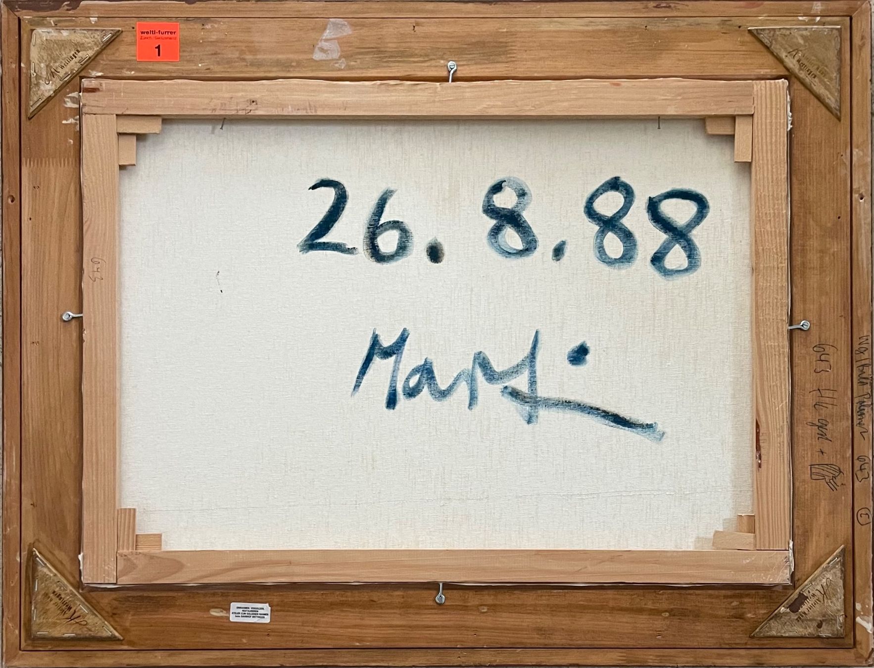 Dipinti: Marti, Schweiz, 20. Jh – Usato da Grosshöchstetten venduto da Perle1951 3