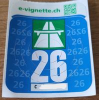 Autobahnvignette 2026 Neu