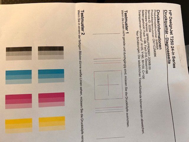 Hewlett Packard Stampanti: HP DesignJet T250 24-in A1-Plotter – Usato da Unterentfelden venduto da Wishingwell 2