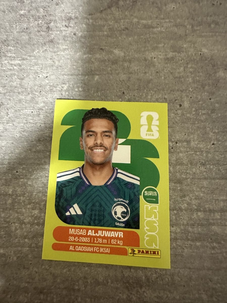 Panini Carte collezionabili: KSA 9 , FIFA WORLD CUP 2026 PANINI  – Nuovo (secondo la descrizione) da Frauenfeld venduto da 1PegPeg1