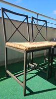 Chaise avec assise en rotin