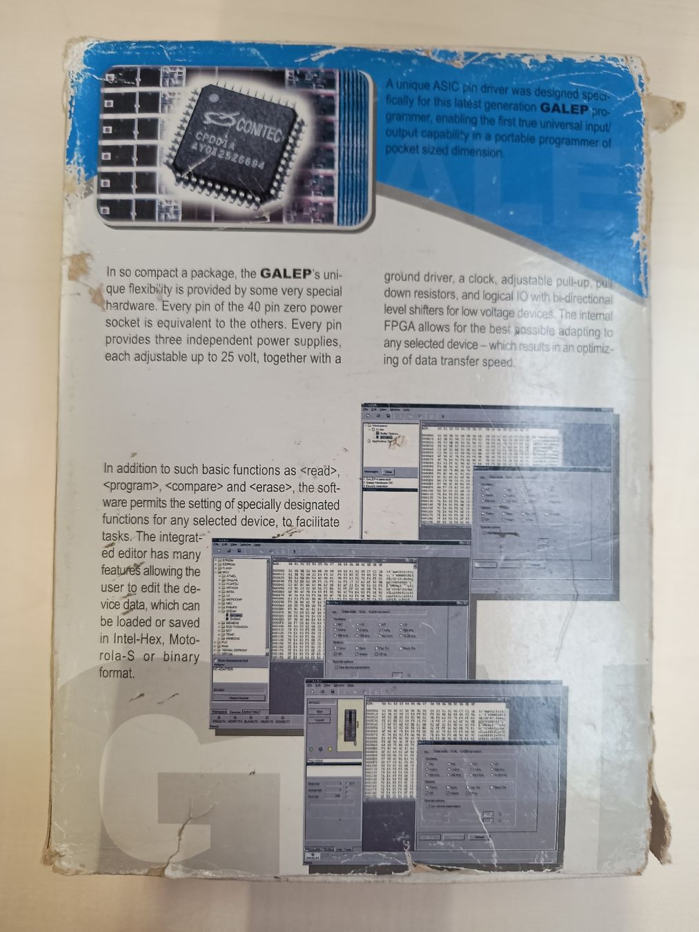 Gabbie, trasporto & Sicurezza: GALEP-4 Pocket size Universal-Programmer mit Zubehör, defekt – Difettoso da Döttingen venduto da Schlei 2