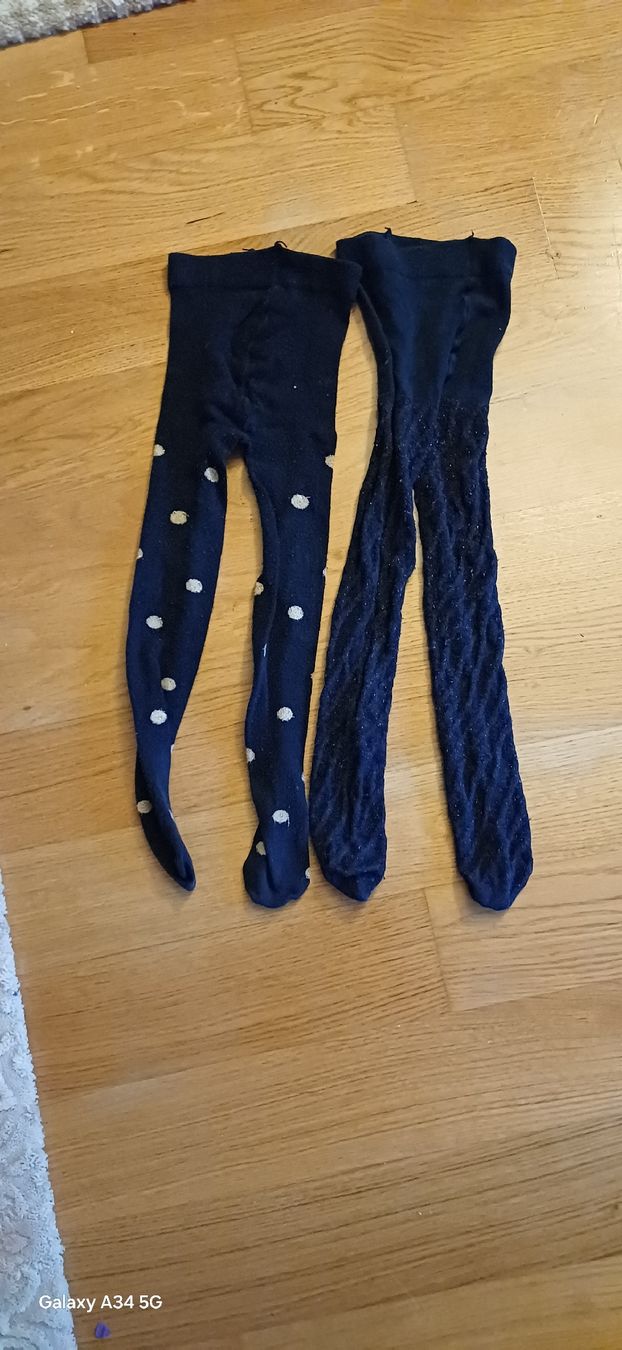 Calze & Collant: 2er Set Mädchen Strumpfhosen, Grösse 98/104 – Usato da Riniken venduto da Lessy- 1