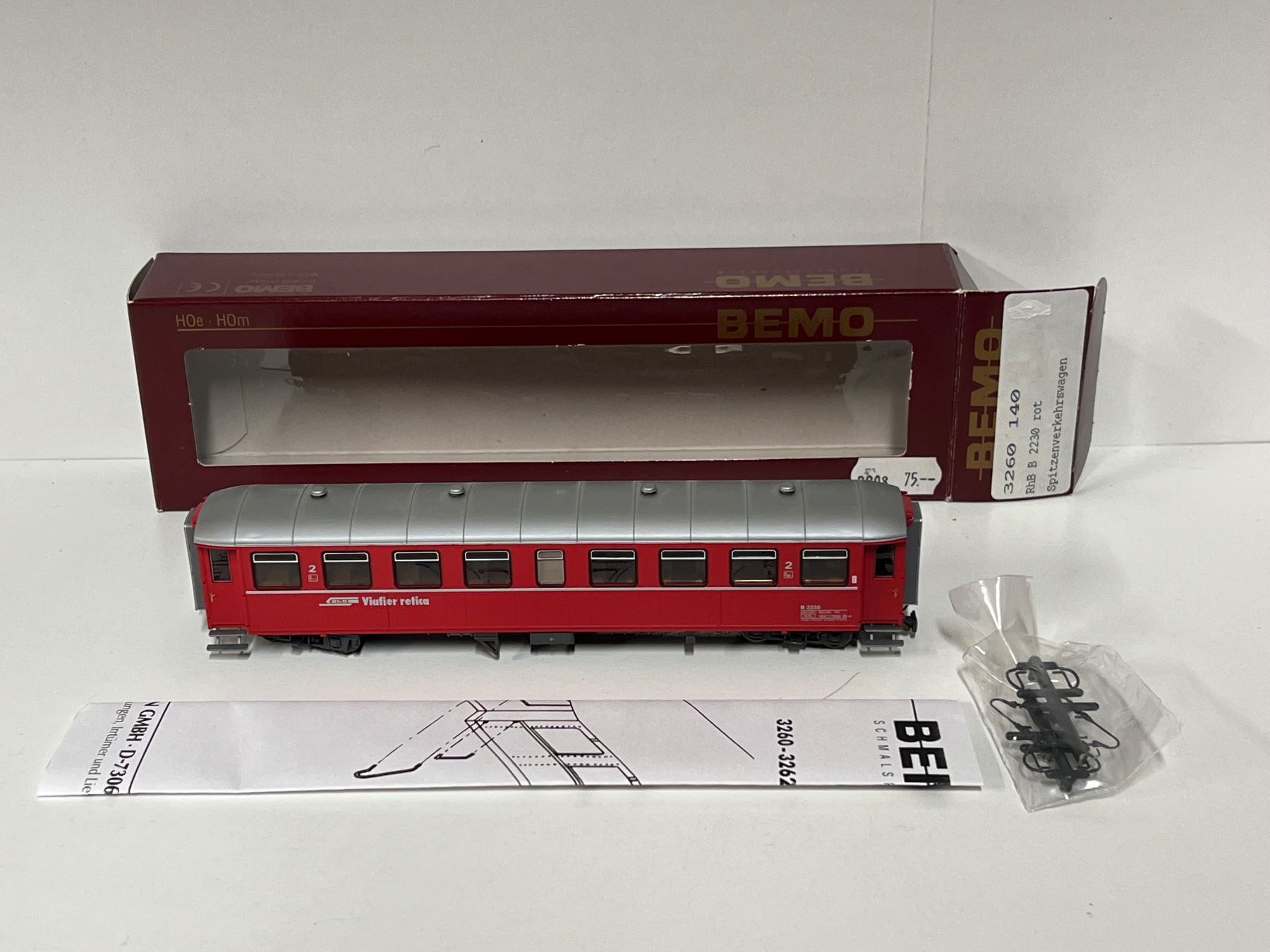 Bemo Trains électriques: Bemo 3260 140 RhB B 2230 – D'occasion à Neuenhof par ludovicco