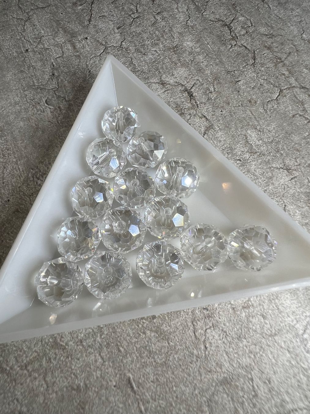 Perle (finte): Glas Perlen - 10 x 8 mm NR2 – Nuovo e nell'imballaggio originale da Stein AG venduto da Anastasia_Asya 3