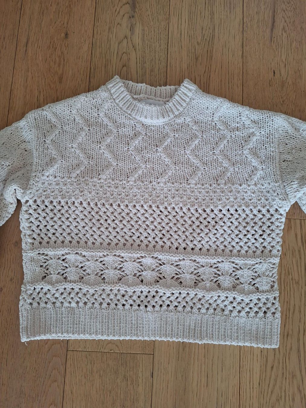 Zara Pullover & Sweatshirts: Zara Strickpullover, Gr. 152, creme – Gebraucht aus Massagno von Michaela.F 1
