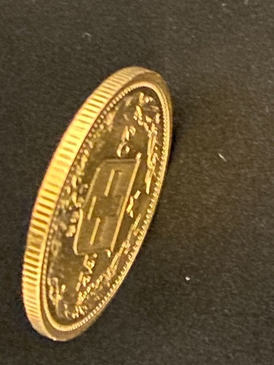 Tutti le monete: Goldvreneli RAR 20-er 1883 Jg Helvetia – Nuovo e nell'imballaggio originale da Untersiggenthal venduto da byiggy 3